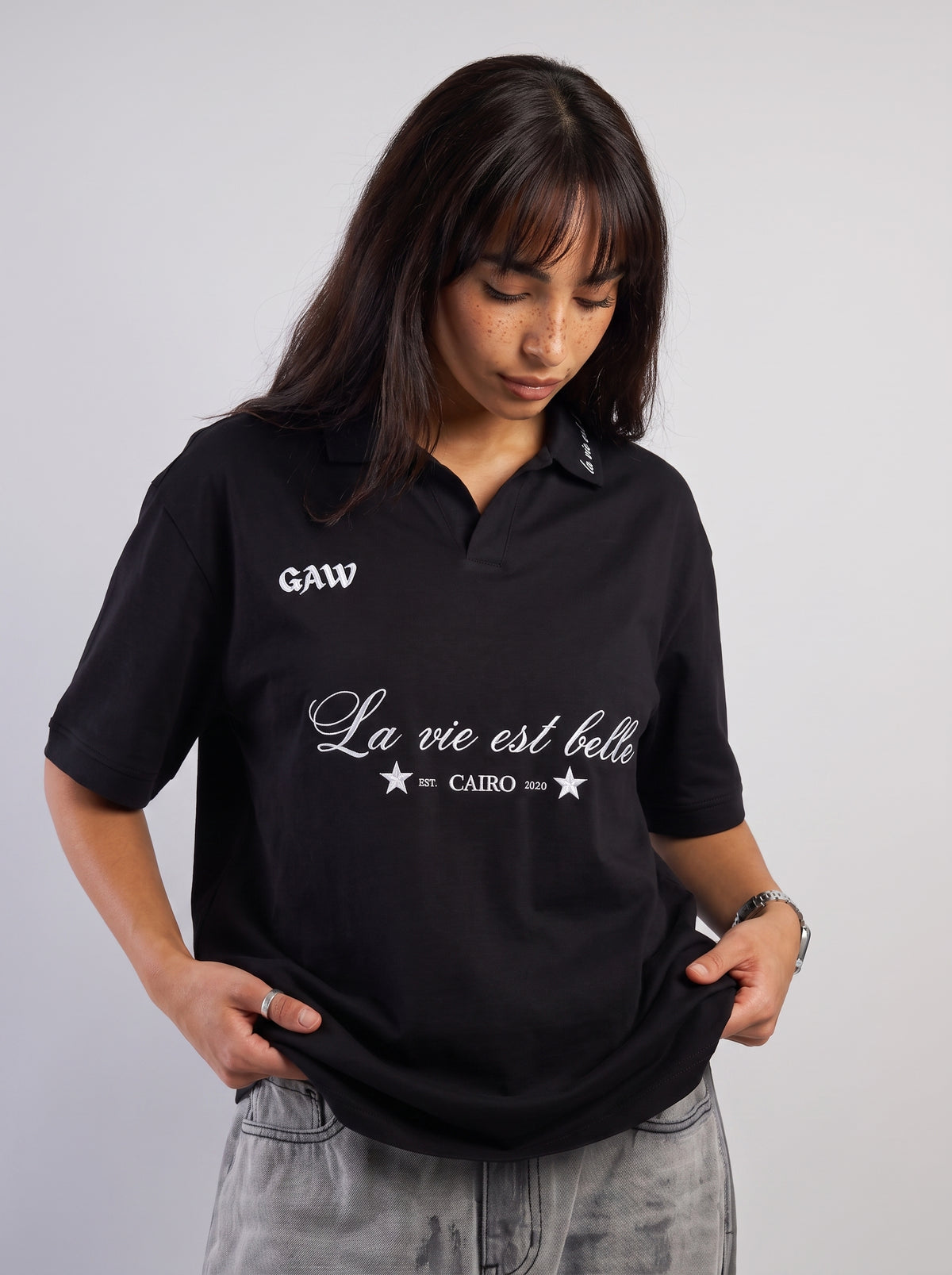 La Vie Est Belle Polo - Black