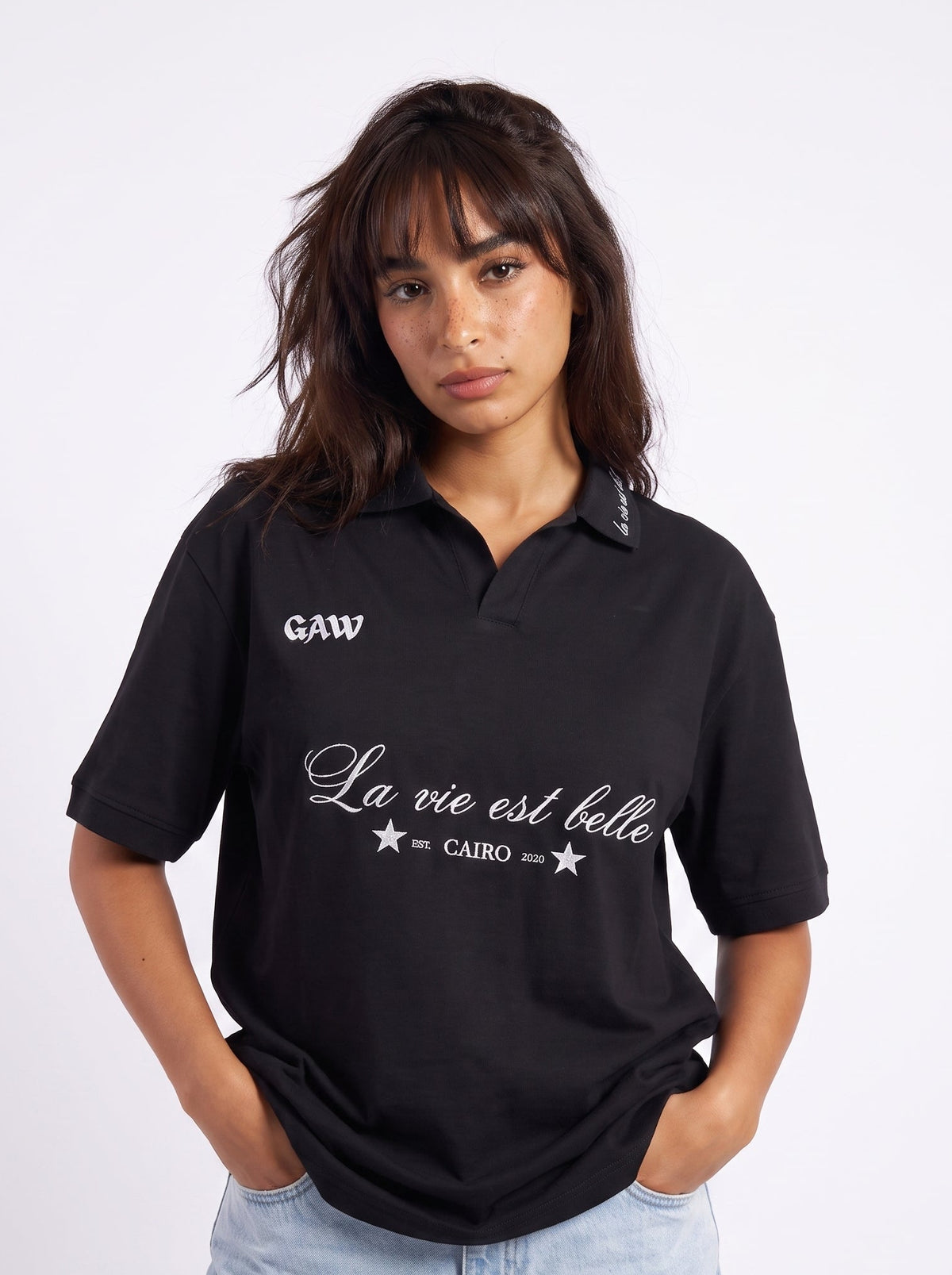 La Vie Est Belle Polo - Black