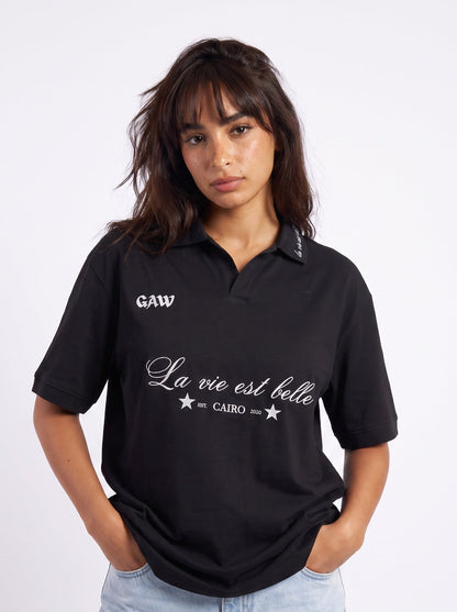 La Vie Est Belle Polo - Black